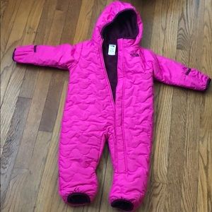 Northface girls bunting